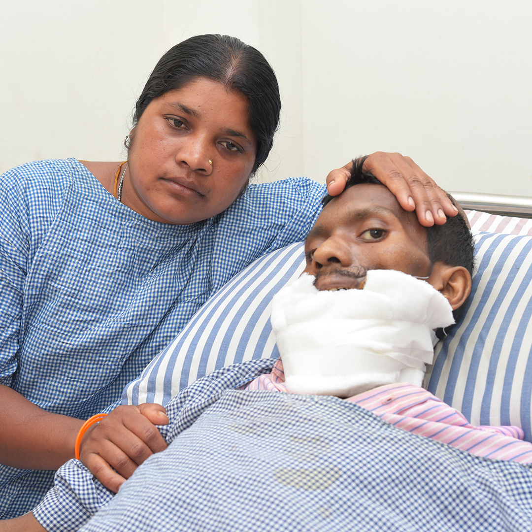 “My husband was in a bike accident a few years ago and sustained injuries on his lower lip &amp; chin, where cancer has been detected now. I’ve never felt so helpless! He is my only family; I cannot bear the thought of losing him."

Please help: bit.ly/Save-Gandhi