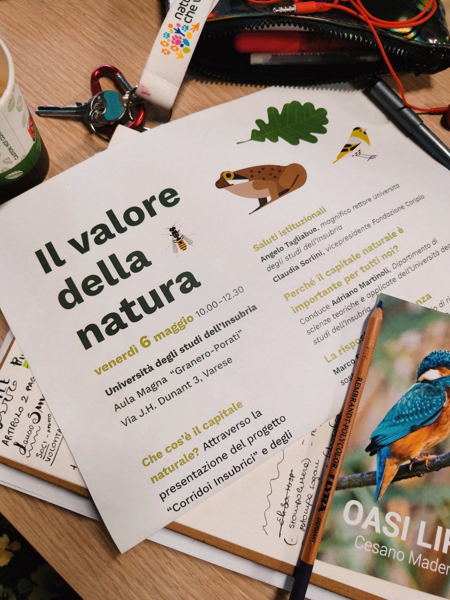Che cos'è il #capitalenaturale? A cosa serve definire i #serviziecosistemici? 🔎🪷 Ne parliamo domani a <a href="/Uni_Insubria/">Uninsubria</a> tra #scienza (Scuola S. Anna), #politica (<a href="/RegioneLombardi/">Regione Lombardia in foto</a> <a href="/Montecitorio/">Camera dei deputati</a>), #società civile (@LipuOnlus). Iscriviti: bit.ly/valorenatura #CorridoiInsubrici