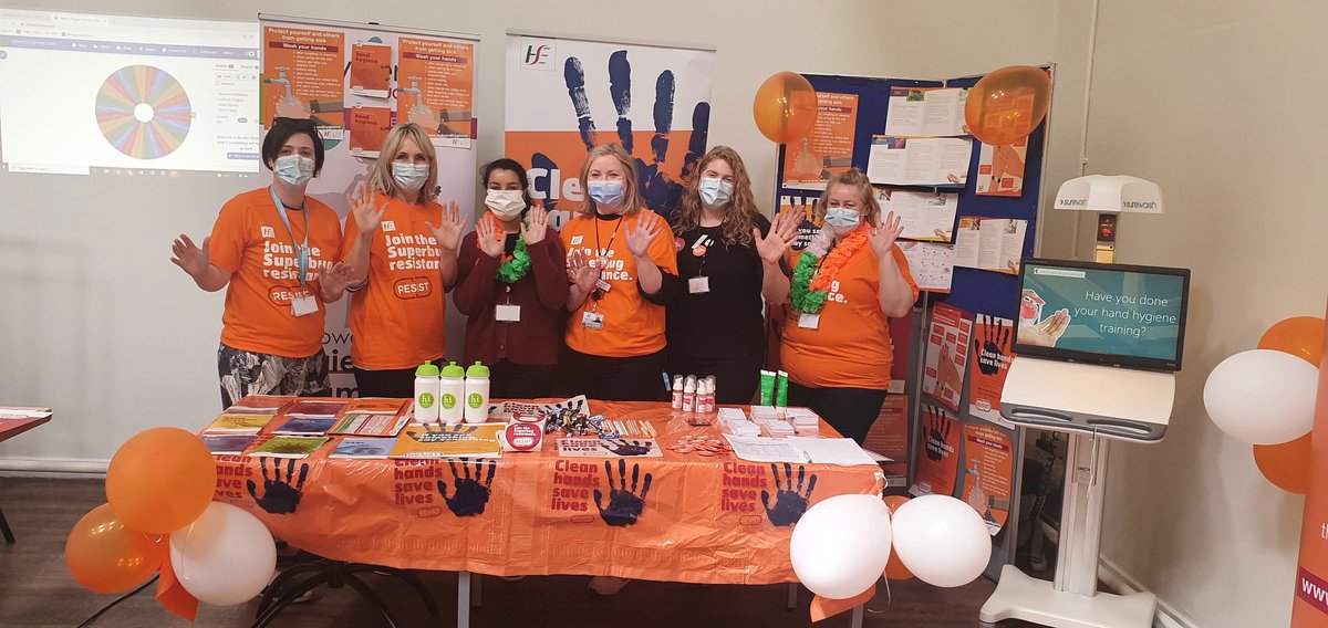 AilishLe's tweet photo. Members of the @HSECHODNCC Infection Control Team celebrated #WorldHandHygieneDay2022 with a stand in our staff restaurant in St. Mary's Hospital, Phoenix Park today . Engaging with staff on the importance of Hand Hygiene for our residents, collegaues and ourselves 🙌👐👍 https://t.co/xDTAo60OrO