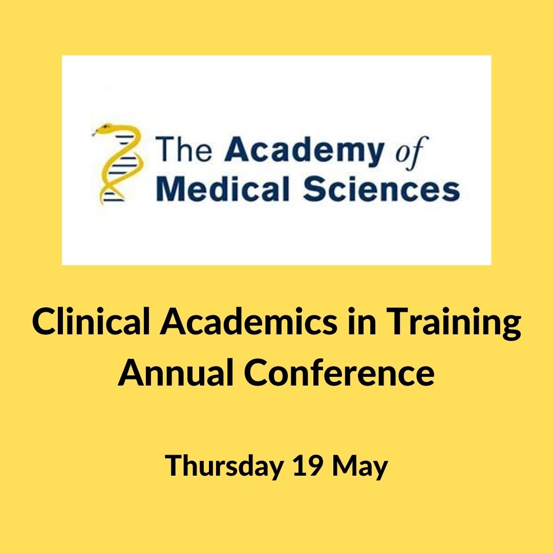 Registration is now open to all for the Clinical Academics in Training Annual Conference (CATAC) at the Bristol Harbour Hotel!🧠🫀🧬🧫

Register at this link: acmedsci.ac.uk/more/events/ca…
The agenda for the event: acmedsci.ac.uk/file-download/…