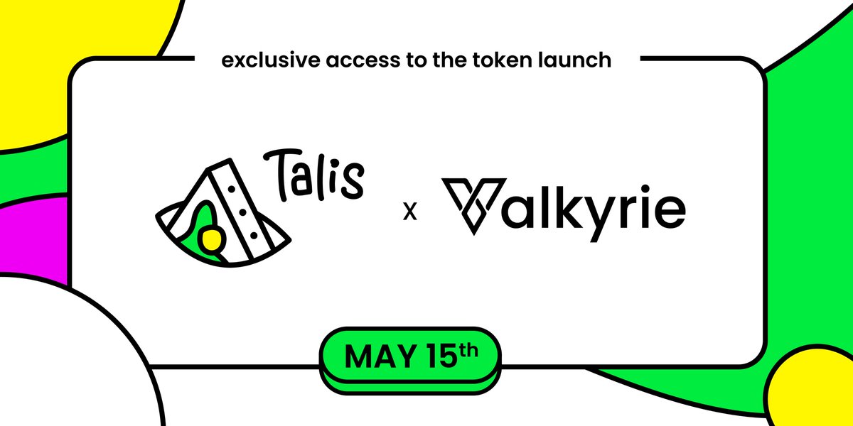 ProtocolTalis's tweet photo. 🚨 $Talis IPC is coming faster than ever🚨

Get a hold on your very first Talis Tokens, exclusively on Valkyrie Protocol ! 

📍 @valkyrie_money 
🗓Date: May 15th https://t.co/m5PpWtZJhN