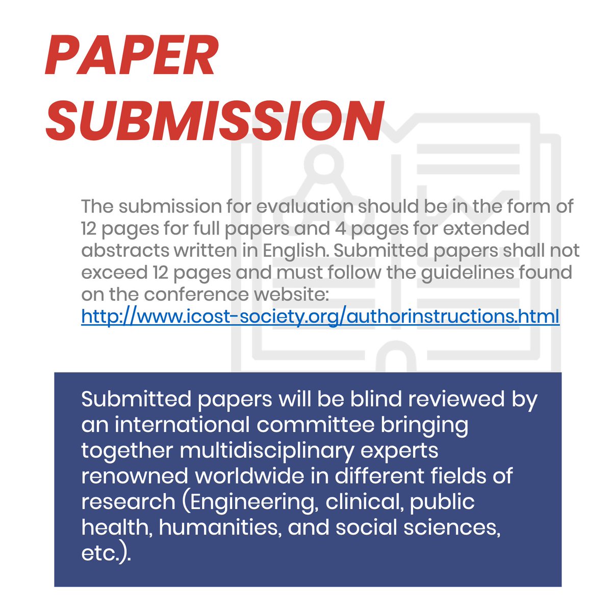 ICOST Conference tweet media