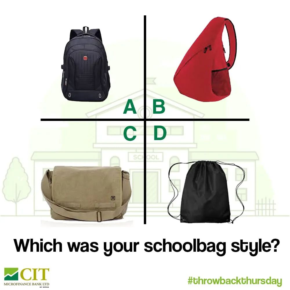 CIGL_connect's tweet photo. What type of school bags did you have growing up? Did you have different styles? Did you have a favourite style? Let us know in the comments.

#throwbackthursday #TBT #CITMFB https://t.co/oAOyNqrB4Z