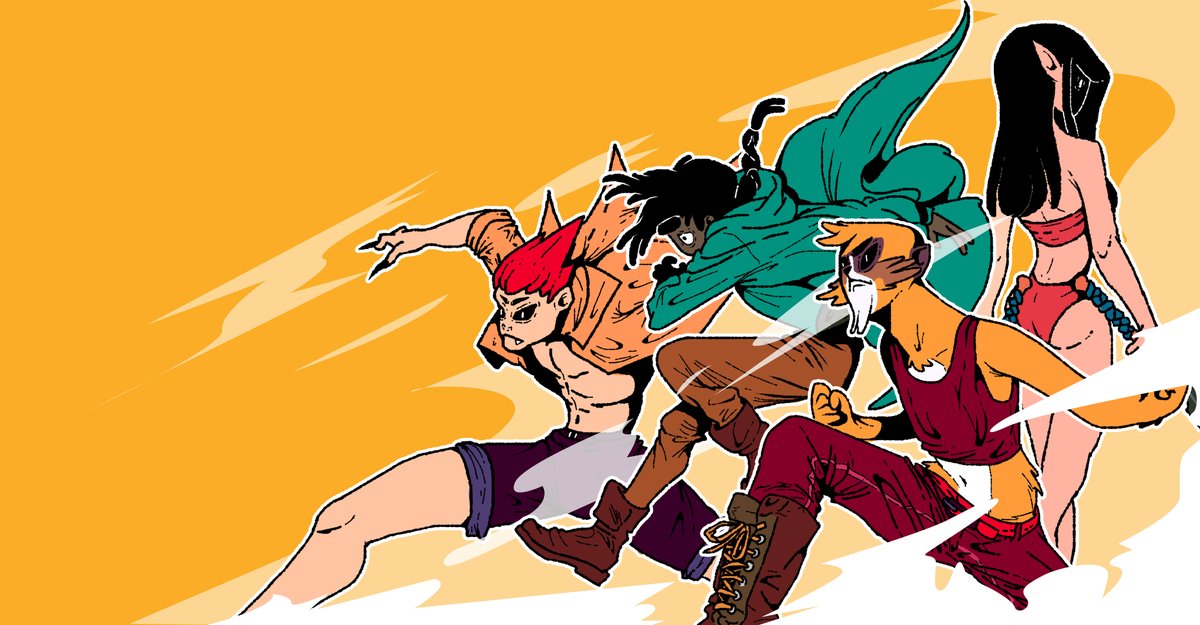 "Brought together by fate, these four hunters are met by a single quest and are now one of the leading parties at the guild. Despite their differences, they share a similar past."

#SolanaNFT #Solana #NFTProject #NFTCommunity #SolanaProject $SOL