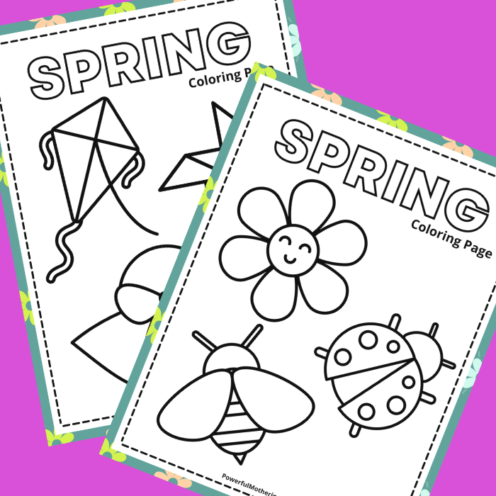 PowerMothering's tweet photo. Printable Spring Color Pages For Kids - https://t.co/X71Hf0GjOQ https://t.co/xtUNedaDF6