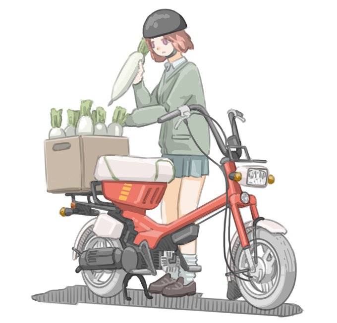 バイク女子のtwitterイラスト検索結果