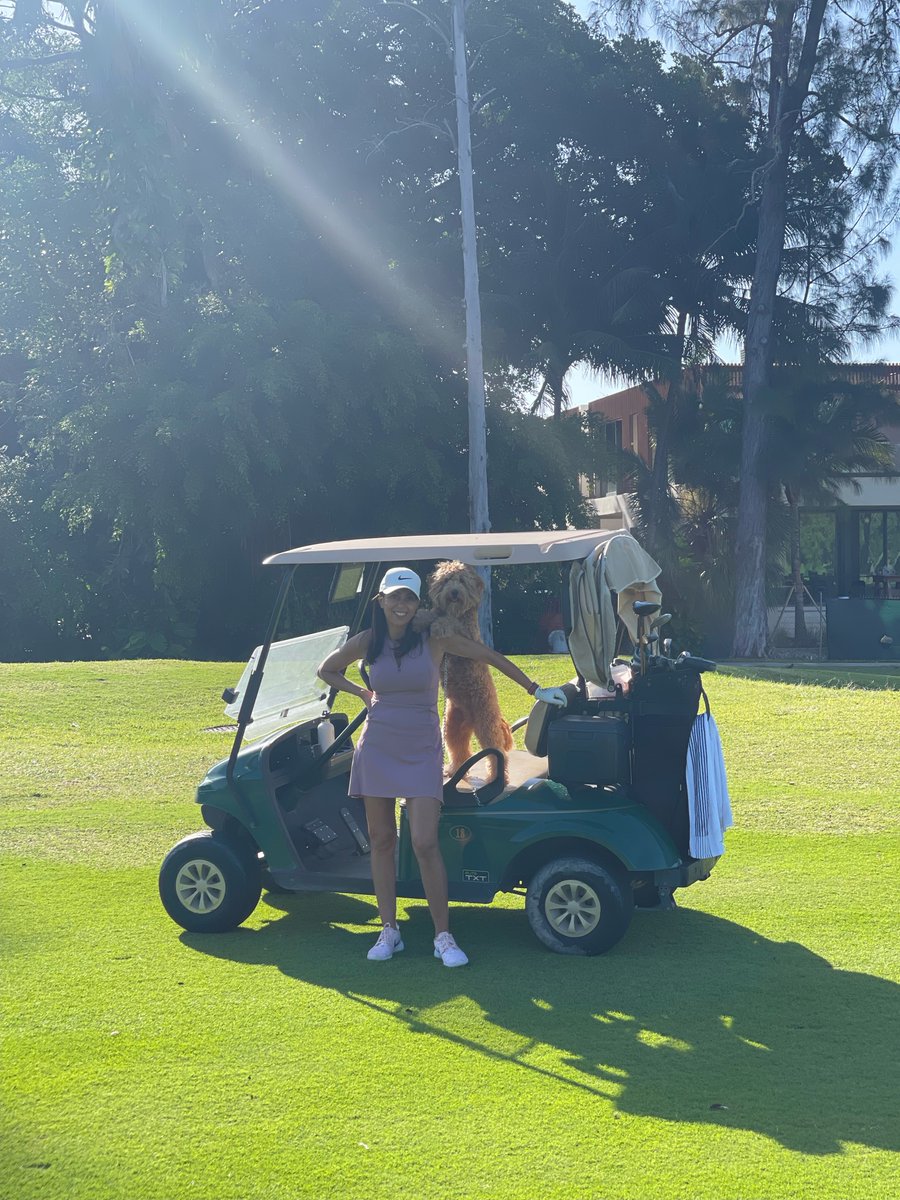 Best golf partner ever! 
Hanan or Diesal?😉🐾

It's not often I get to play with these two but when I do, it's always the best time!