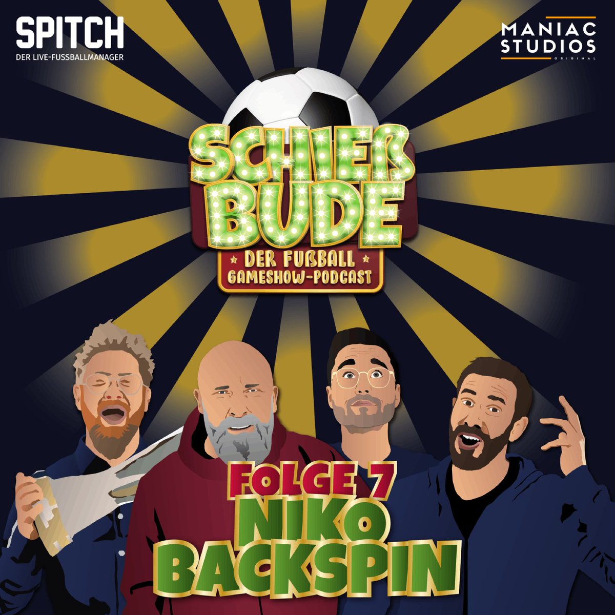 🎧 Der Fußball Gameshow-Podcast mit <a href="/nikobackspin/">Niko BACKSPIN</a> ist live 💥

Der Rap-Experte lässt eine Freestyle-Einlage über sich ergehen, verrät private Geschichten und steht bei der Bestrafung kurz vor Abbruch der Aufnahme... 😳

Jetzt reinhören ✌🏼
linktr.ee/schiessbude