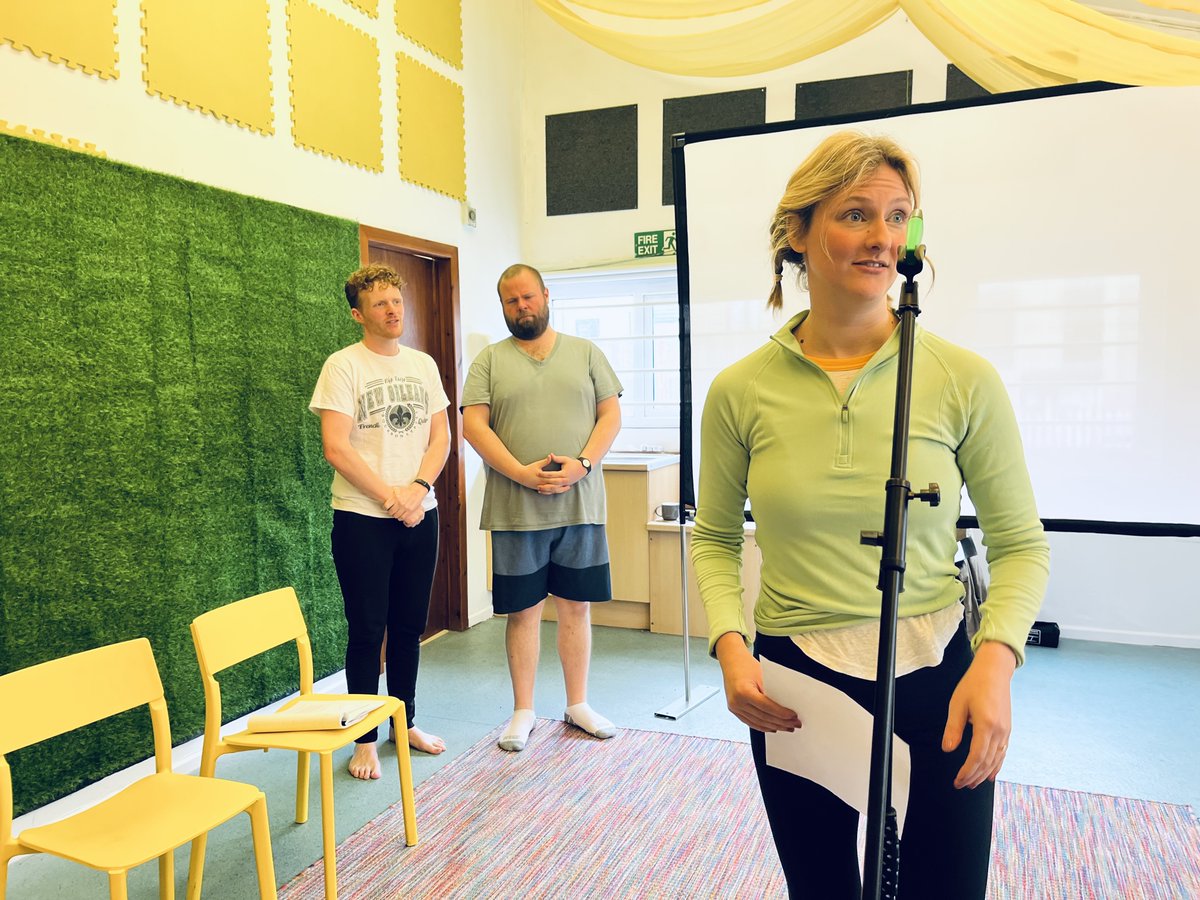 briefpalava's tweet photo. Meet Orville, Wilbur, Sarah, Peter, Bloxley, Business, Quincey and Persephone… phew… Maria, Theresa, Hans. Alex, Charlie, Jamie🥸… did we miss anyone? Oh of course Mister Podenski... among others.
You’ve got to meet this wacky bunch 
@BrocJackTheatre 
https://t.co/fQ23QeBFqo https://t.co/GtcLqMmNWY