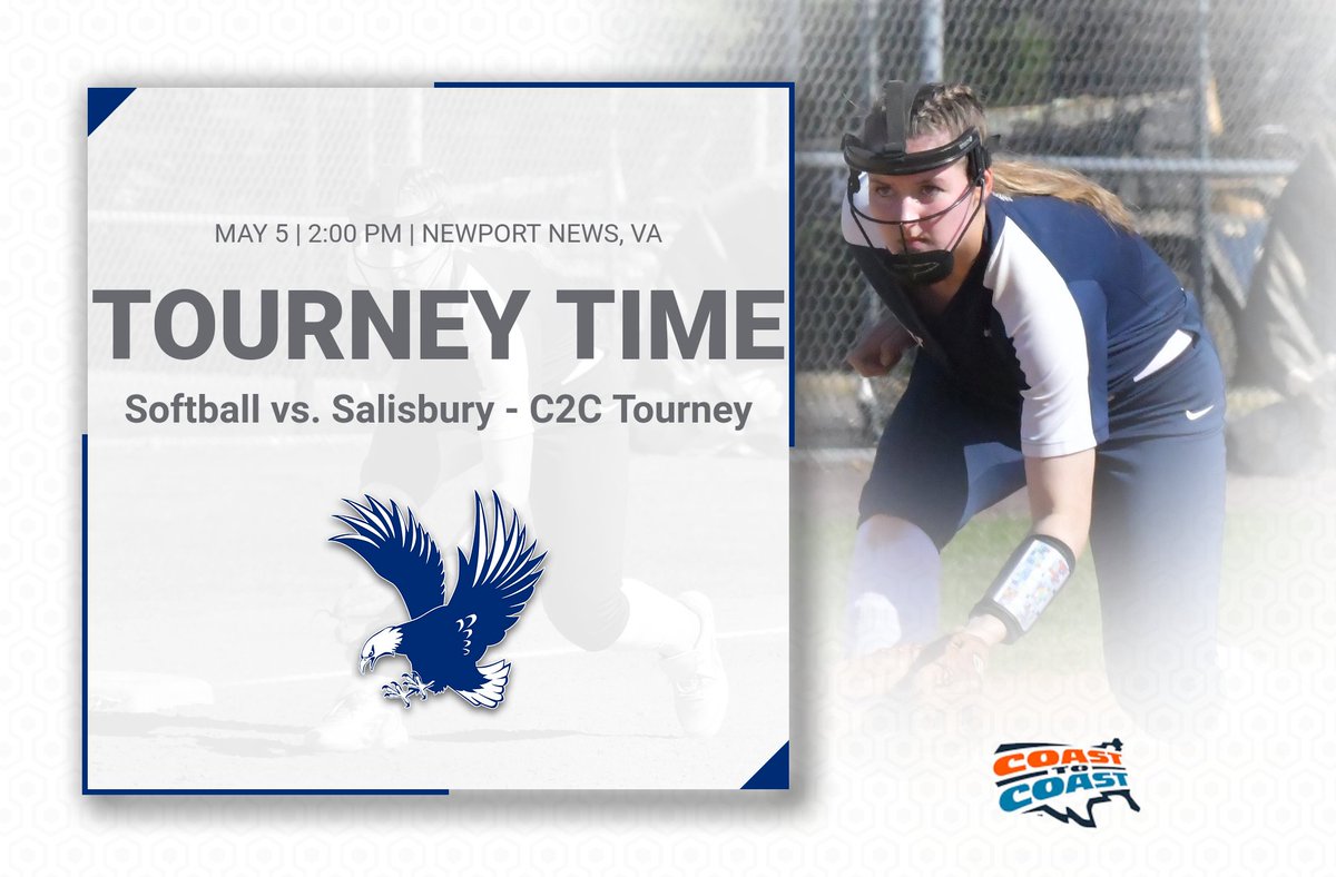 UMW Athletics (@umwathletics) on Twitter photo <a href="/C2CAthConf/">Coast-To-Coast Athletic Conference</a> TOURNAMENT TIME for <a href="/UMWSoftball/">UMW Softball</a>!
๐ <a href="/suseagulls/">Salisbury Athletics</a>
๐ Newport News, Va.
โฐ 2:00 pm
๐น cnusports.com/watch/?Archiveโฆ
๐ cnusports.com/sidearmstats/sโฆ <a href="/C2CAthConf/">Coast-To-Coast Athletic Conference</a> TOURNAMENT TIME for <a href="/UMWSoftball/">UMW Softball</a>!
๐ <a href="/suseagulls/">Salisbury Athletics</a>
๐ Newport News, Va.
โฐ 2:00 pm
๐น cnusports.com/watch/?Archiveโฆ
๐ cnusports.com/sidearmstats/sโฆ