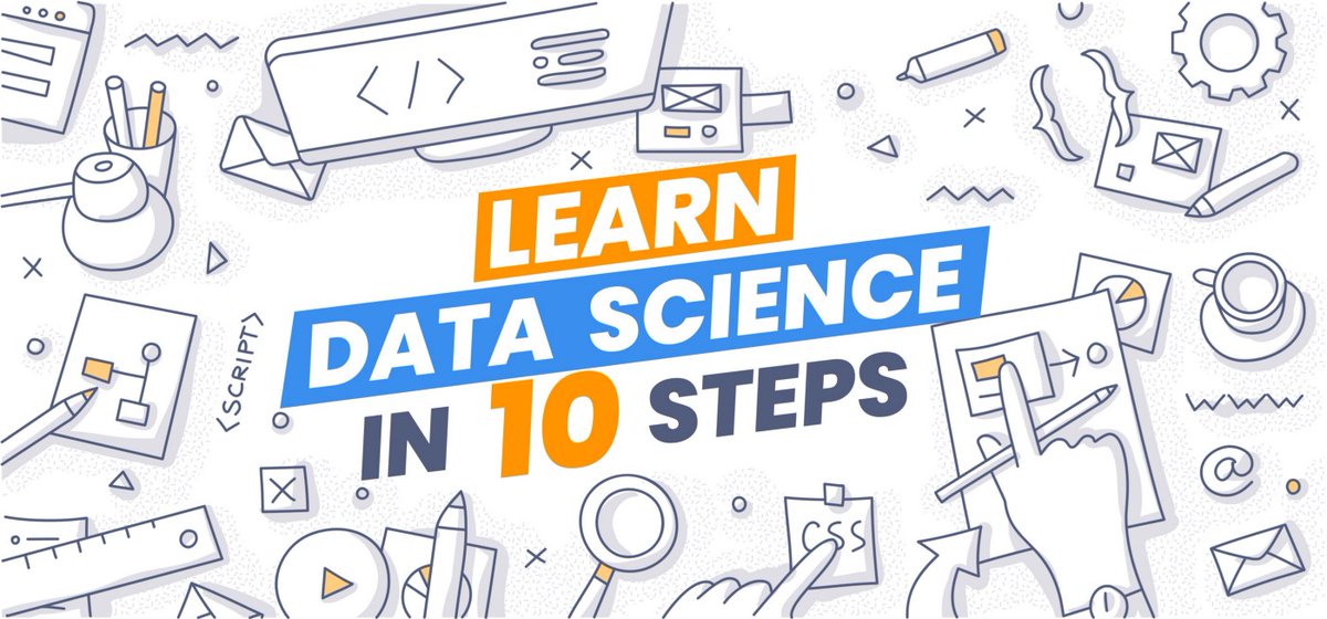 Learn Data Science in 10 Steps

The Ultimate Roadmap for Starting Your Data Science Journey. Read all about it in this blog that I've written and published in <a href="/TDataScience/">Towards Data Science</a> 

medium.com/towards-data-s…

#datascience #66daysofdata