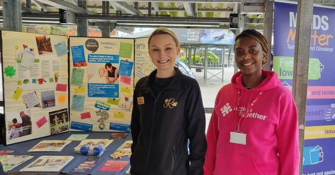 RemembranceGLTD's tweet photo. Our Funeral Director Stacey Booth joined @WeActTogether yesterday speaking to members of the public in #Hyde about #DyingMattersAwarenessWeek. 
You can find out more about @DyingMatters and the various events being hosted around the #UK here:
https://t.co/5nzuOikv9C... https://t.co/doVST61SRw