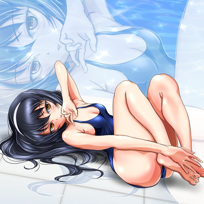 冷泉 麻子 (競泳水着)
  #ガルパン #garupan 