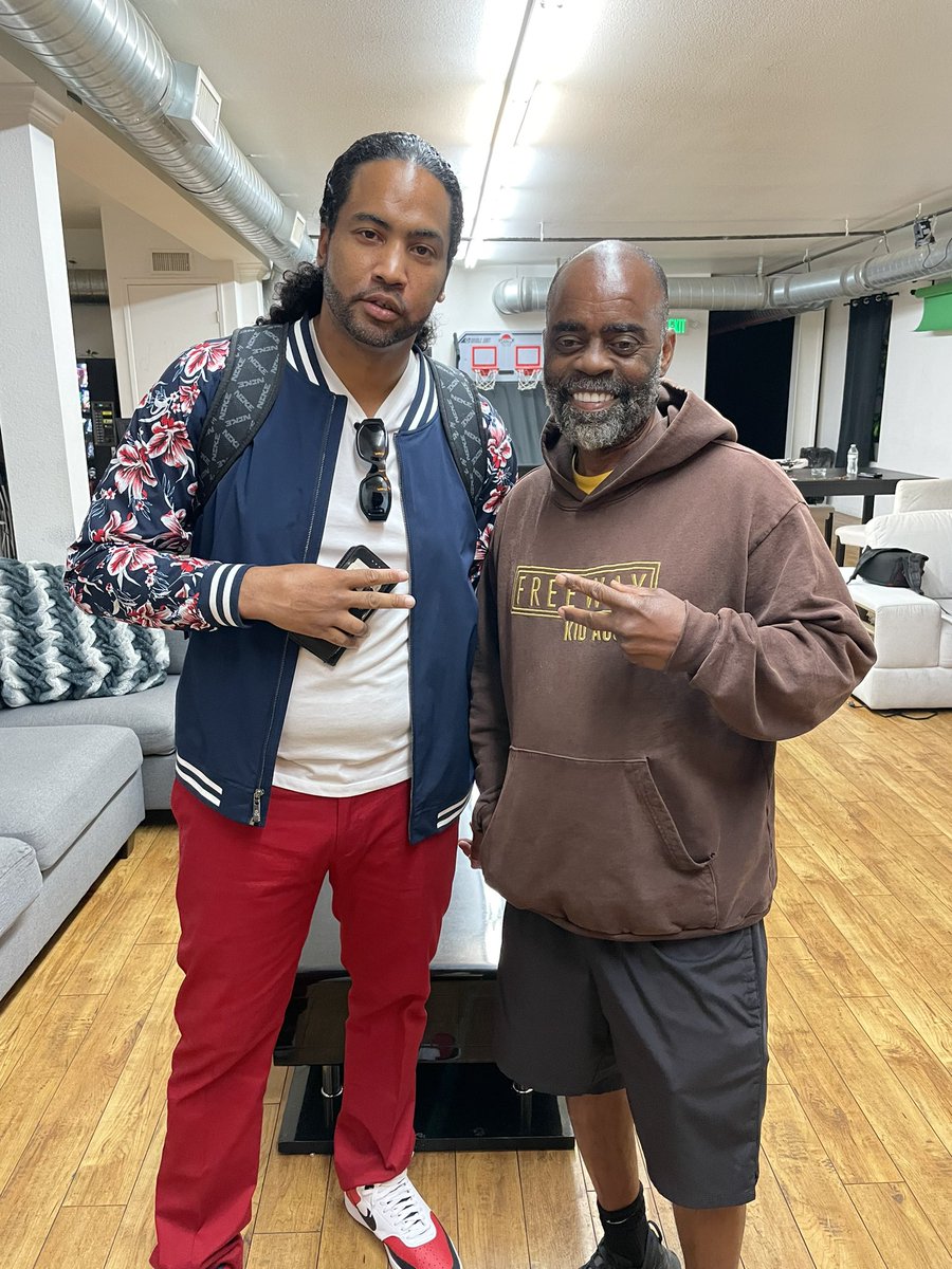 Ricowriteyouahit and Mr Freeway Rick Ross! The things we overcome make us into the strong individuals you see today!