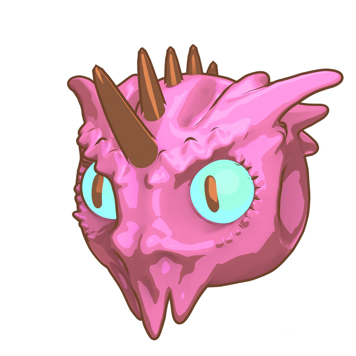 so hard, i tried to learn 3D and now, i practice to toon shademodel😊 #nft #NFTTHAILAND #NFTThaicommunity