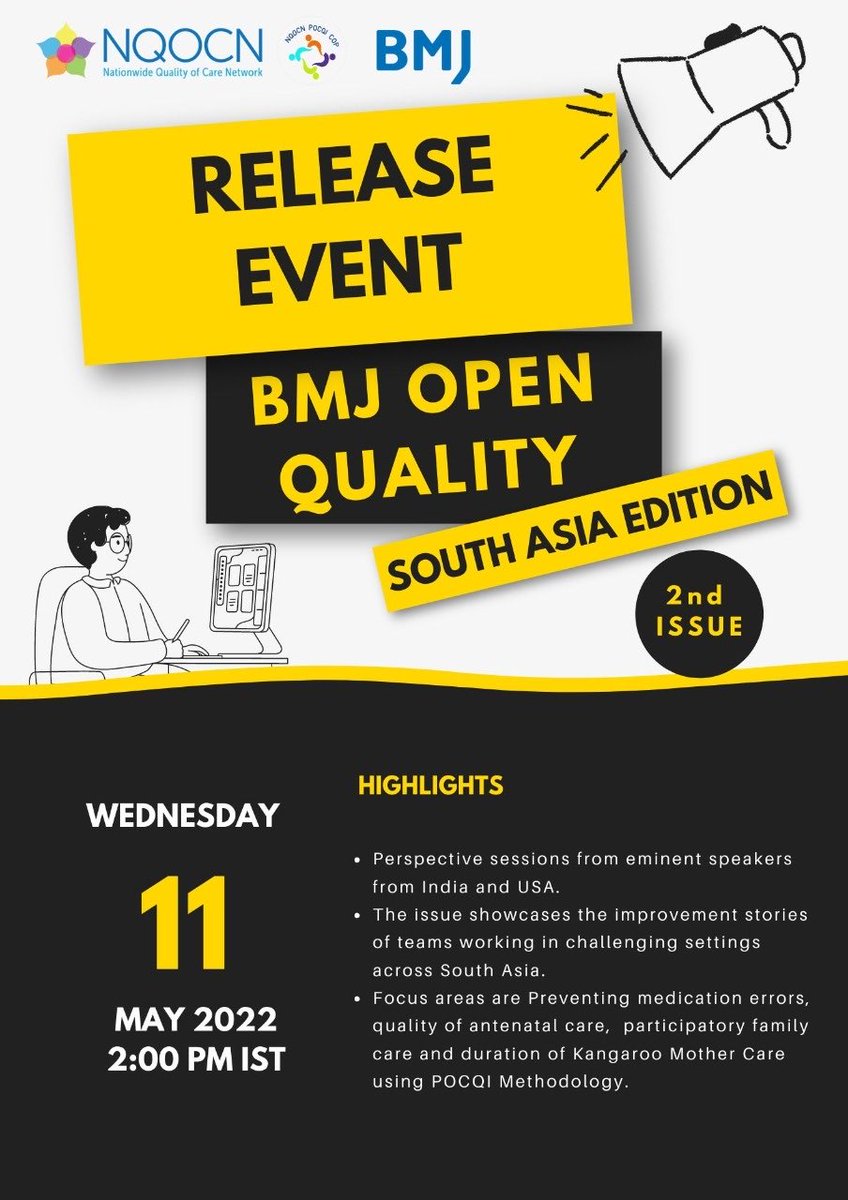 Dr Vikram Datta (@datta_vikram) on Twitter photo Join <a href="/nqocnindia/">Nationwide Quality of Care Network</a> and <a href="/BMJOpenQuality/">BMJ Open Quality</a> at the launch of the second South Asia Ed of BMJ Open Quality on 11/5/2022 at 2 pm IST . Register at our website nqocncop.org <a href="/MoHFW_INDIA/">Ministry of Health</a> <a href="/UNICEFIndia/">UNICEF India</a> <a href="/ISQua/">ISQua</a> <a href="/qualitycareNet/">Quality of Care Network</a> Join <a href="/nqocnindia/">Nationwide Quality of Care Network</a> and <a href="/BMJOpenQuality/">BMJ Open Quality</a> at the launch of the second South Asia Ed of BMJ Open Quality on 11/5/2022 at 2 pm IST . Register at our website nqocncop.org <a href="/MoHFW_INDIA/">Ministry of Health</a> <a href="/UNICEFIndia/">UNICEF India</a> <a href="/ISQua/">ISQua</a> <a href="/qualitycareNet/">Quality of Care Network</a>