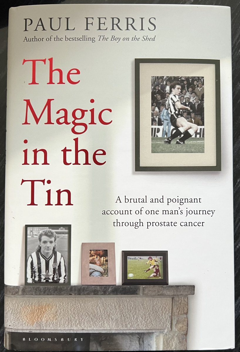 alanshearer's tweet photo. The Magic in the Tin is out today. Courageous, brutally honest, brilliantly funny. I’m proud to have written the foreword and to call Paul Ferris a friend. Huge congratulations. A great writer and one hell of a fighter. https://t.co/hlP56YWSH4 https://t.co/vtmQz8jTJZ