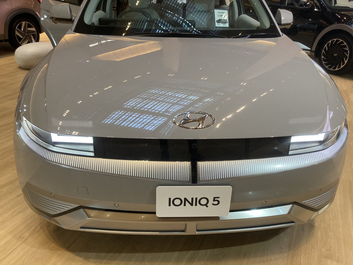 sukisukiev's tweet image. よいねよいねー
語彙力ないレビューだけど
高級〜　新しい〜
#hyundai #ionic5 #ev #nexo