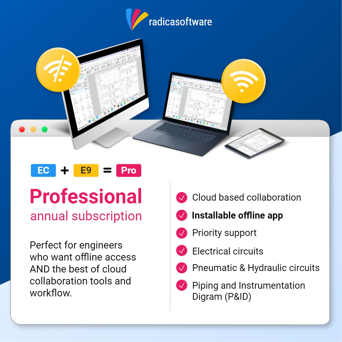CapitalXPnD's tweet photo. Electra’s pricing plan was curated to fulfill all your engineering needs, for cloud and offline usage. Choose a plan for you: https://t.co/qJmCDljO4t
Looking for a customized plan instead? Contact us at sales@radicasoftware.com.
#Radicasoftware #ElectraCloud #ElectraE9 #cloud https://t.co/EqicbXGyKW