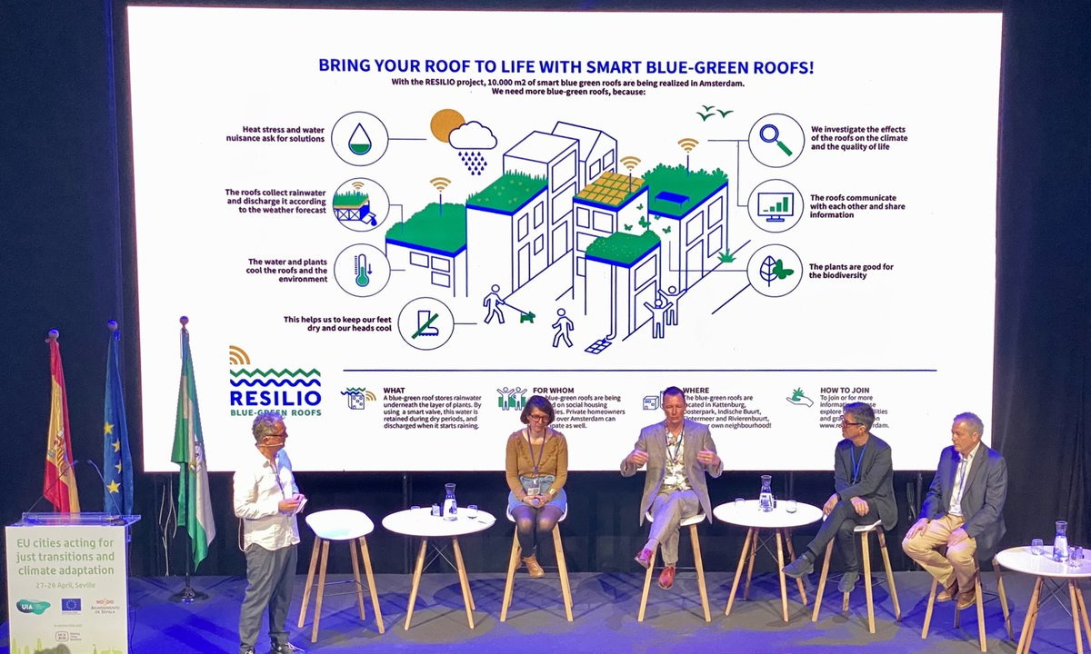 LIVE: <a href="/KasperSpaan/">Kasper Spaan</a>. The <a href="/RESILIONL/">RESILIO</a> project sometimes generates more questions than answers, and that is where the new #GreenSkills and new #GreenJobs opportunities arise.
#justtranstions #urbaninnovation #SkillsforaGreenFuture