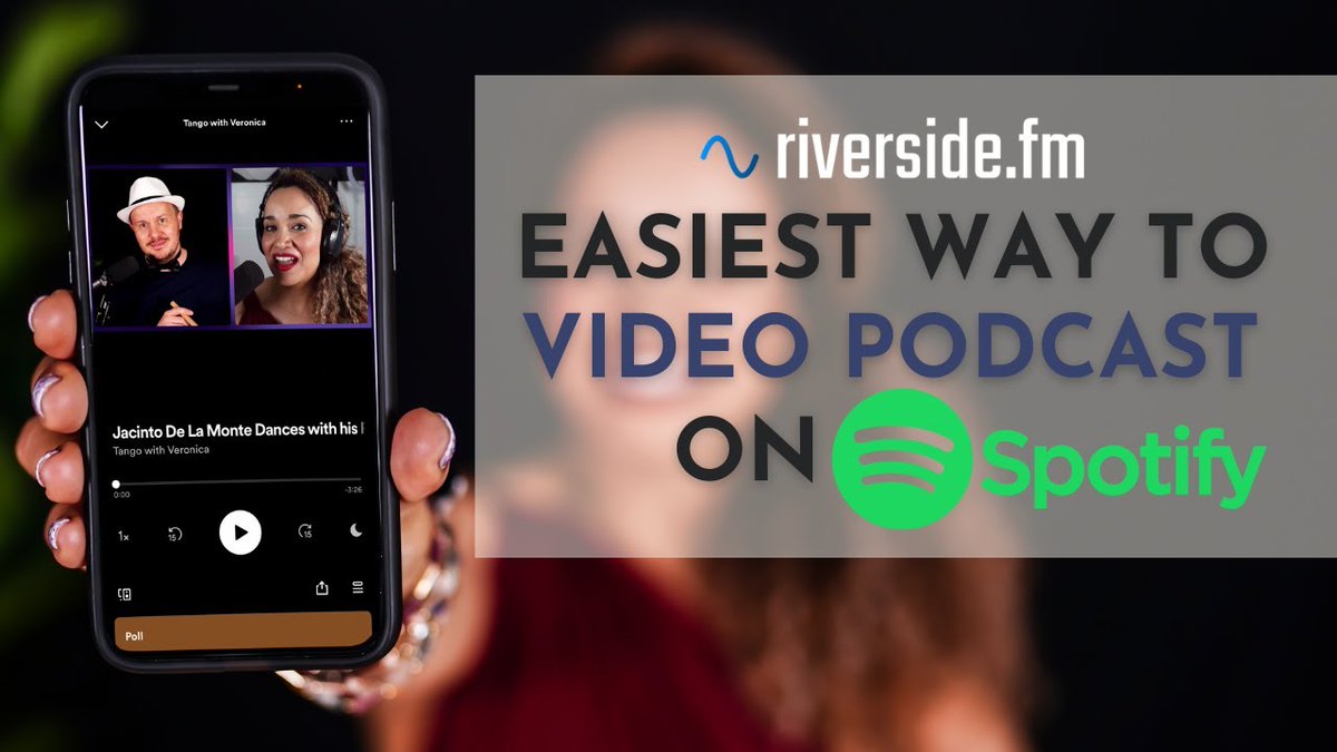 AnchorShow's tweet photo. The Easiest Way to Upload Video Podcast to Spotify Using @riversidedotfm and @anchor  https://t.co/SibDU2WFhc via @podsoundschool https://t.co/Jgx7fcSX0M