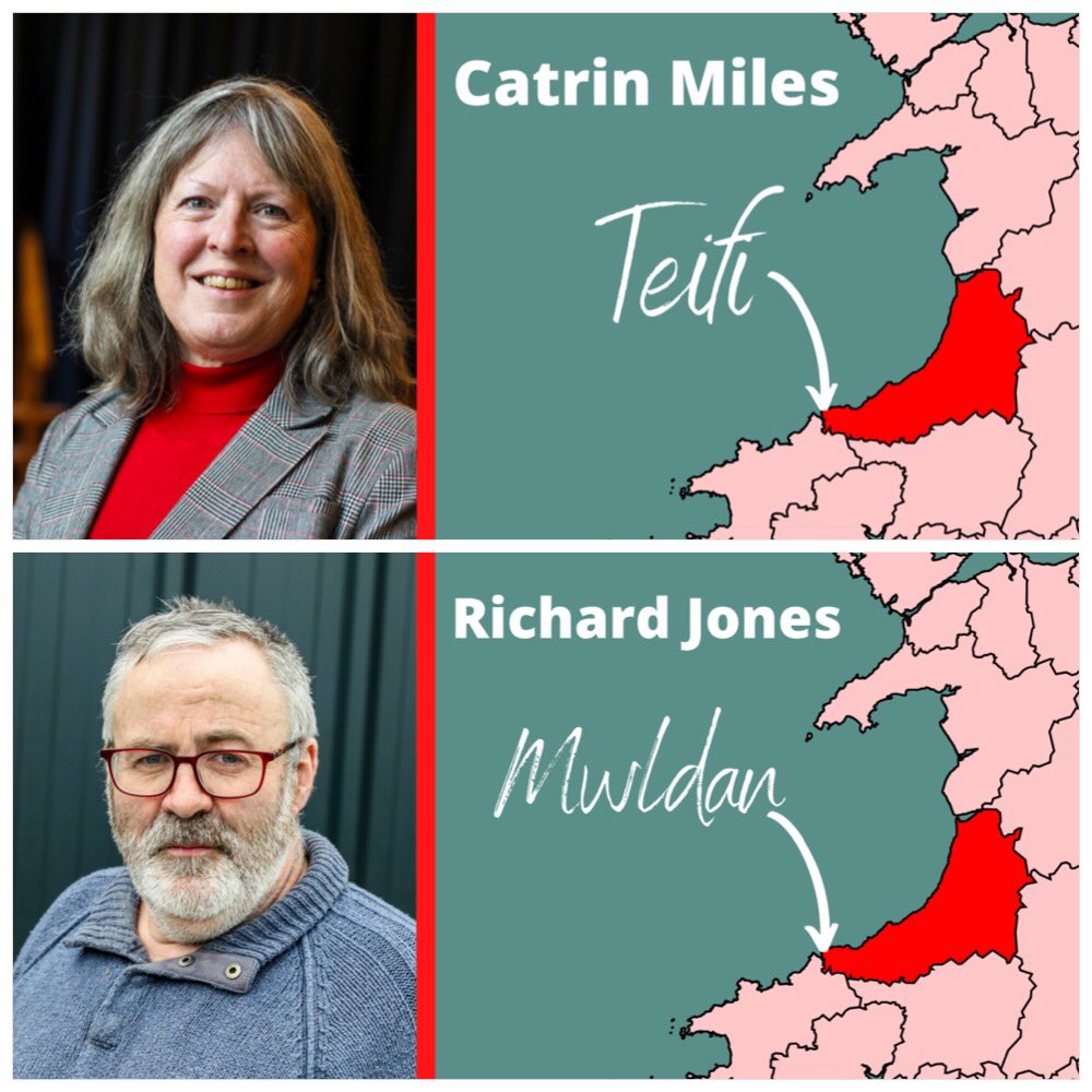 Yn yr etholiad lleol yr wythnos nesaf, i gynrychioli Tref Aberteifi yr ymgeiswyr am Plaid Cymru yw:

Teifi:Catrin Miles
plaidceredigion.cymru/catrin_miles

Mwldan:Richard Jones
plaidceredigion.cymru/richard_jones

Dangoswch eich Cefnogaeth ar y 5ed o Fai. 🗳✖️

#GweithioDrosAberteifi