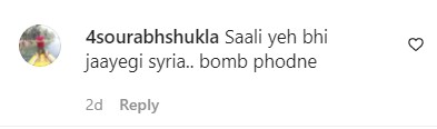 This is Hindu Brahmin man Sourabh Shukla abusing my eight-year-old daughter using expletives on Instagram. His parents must be very proud of him. Countless such Hindutva terrorists have been abusing my children on Instagram.