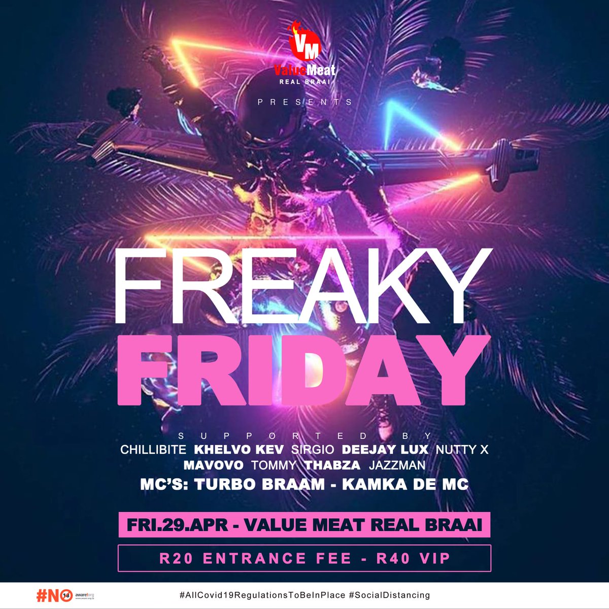 VersatileSirGio's tweet photo. MY FRIDAY WHEREABOUTS, CATCH ME LIVE ON DECKS FOR SOME DOPE TUNES....

@ValueMeatBraai
@Food Mashesha 
@Calibra Cafě Witbank 

@WWC_EVENTS
#sirgioversatiledj
#sirgioversatilehustler https://t.co/XPt4GuGXWQ