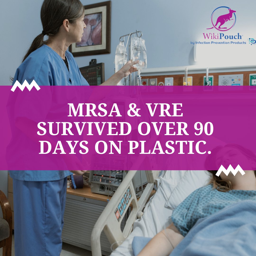 WikiPouch's tweet image. Studies show the effectiveness of WikiPouch® (formerly IP-Pouch),
tested &amp;amp; proven effective in reducing the spread of Healthcare Acquired Infections compared to Plastic Bags

MRSA &amp;amp; VRE Survived over 90 days on Plastic.

Journal of Clinical Microbiology

ncbi.nlm.nih.gov/pmc/articles/P…