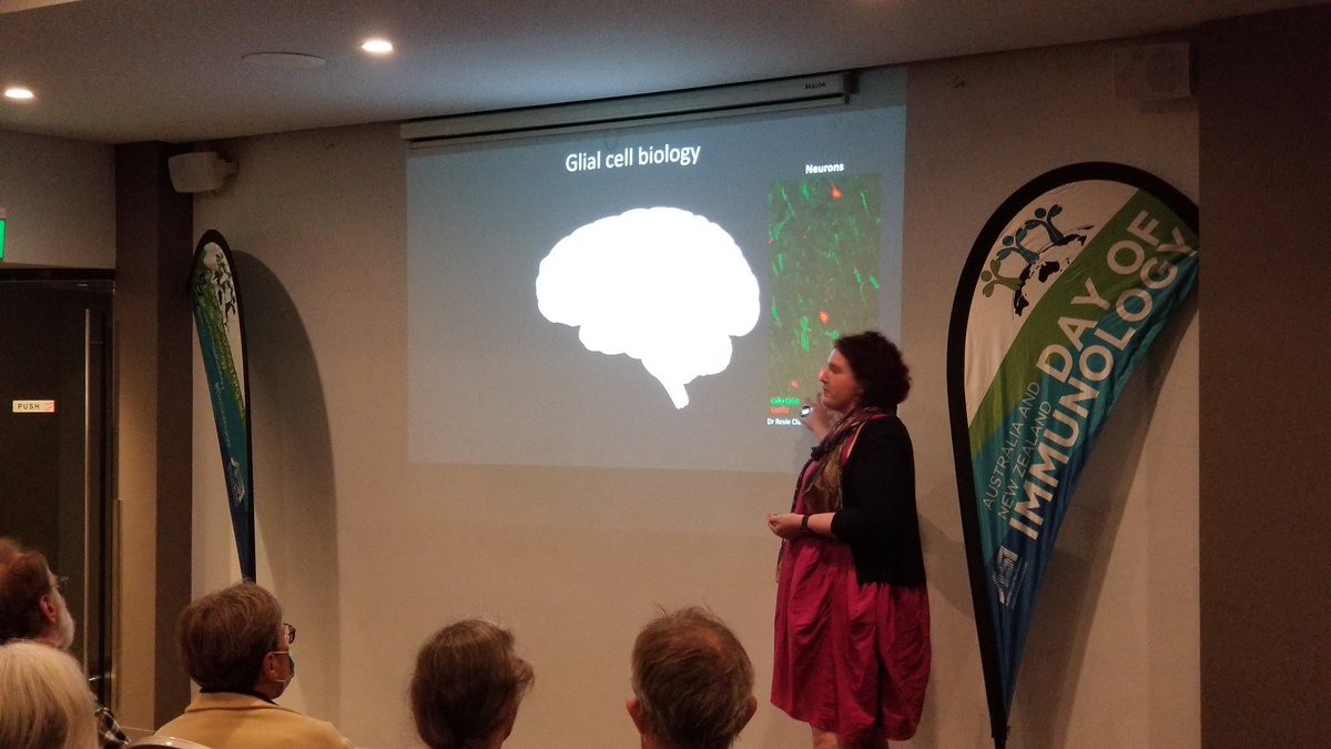 Andy Flies (@wildimmunity) on Twitter photo <a href="/FletcherJL/">Dr Jessica L. Fletcher</a> #I didn't know what a glial cell biologist was until I found out I was one". 🤣
<a href="/DayofImmunology/">Day of Immunology</a> #DoImmuno <a href="/ASImmunology/">Australian and New Zealand Society for Immunology</a> <a href="/SciPubTas/">SciPubTas</a> <a href="/FletcherJL/">Dr Jessica L. Fletcher</a> #I didn't know what a glial cell biologist was until I found out I was one". 🤣
<a href="/DayofImmunology/">Day of Immunology</a> #DoImmuno <a href="/ASImmunology/">Australian and New Zealand Society for Immunology</a> <a href="/SciPubTas/">SciPubTas</a>