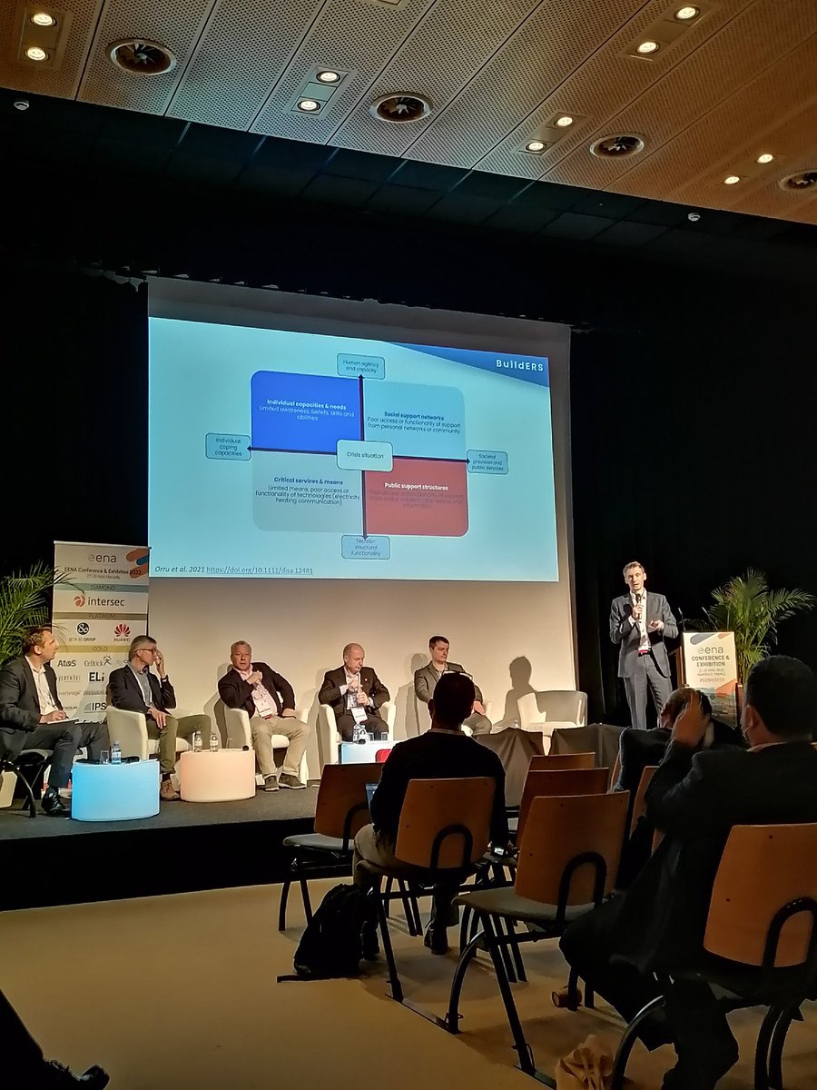 We couldn't be prouder of <a href="/AgoTominga/">Ago Tominga</a> who took the stage to discuss #MPD and the #vulnerability assessment tool, one of the main innovations developed within our project. #eena2022