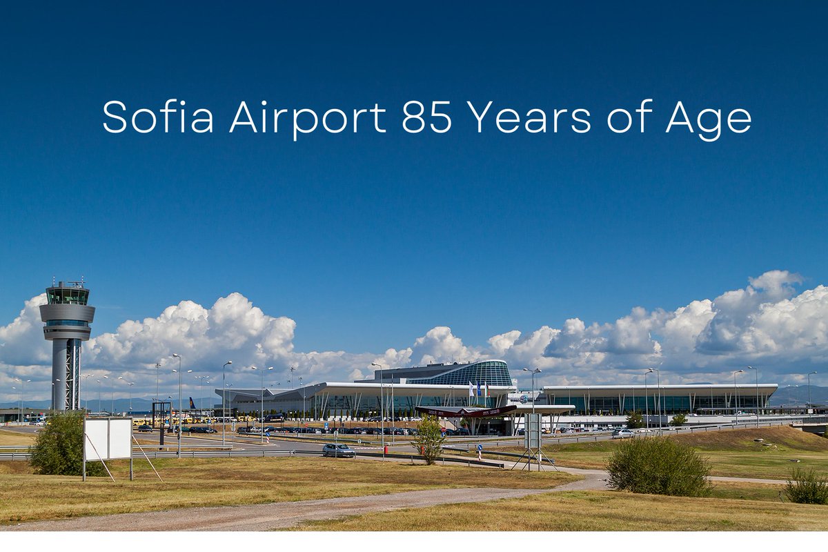 Having become a trademark of the capital and one of the symbols of the city, this year the largest #Bulgarian #airport celebrates its #85th #anniversary. 
#SofiaAirport #SofConnect #летищеСофия #Sofia #airport #anniversary  #85years