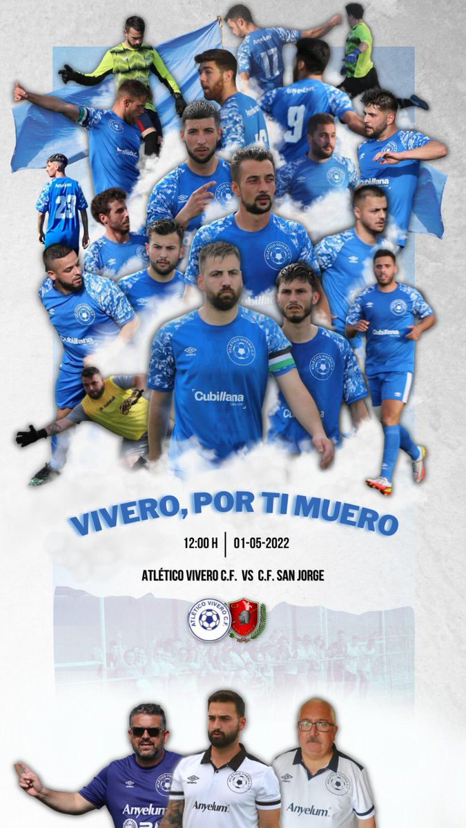 RacingMeridaCFC's tweet photo. 🚨Este Domingo 🙏OS NECESITAMOS AFICION🥁💙  Segunda eliminatoria de fase de ascenso📈a Primera Regional Extremeña🟢⚪️⚫️estamos a un pasito⚔️en el campo de fútbol del Polígono NUEVA CIUDAD🏟 🕛12:00 @AtleticoVivero1 🆚#CFsanjorge #VamosViveronosmuevelailusion🌟 https://t.co/kmRPkF3bnu
