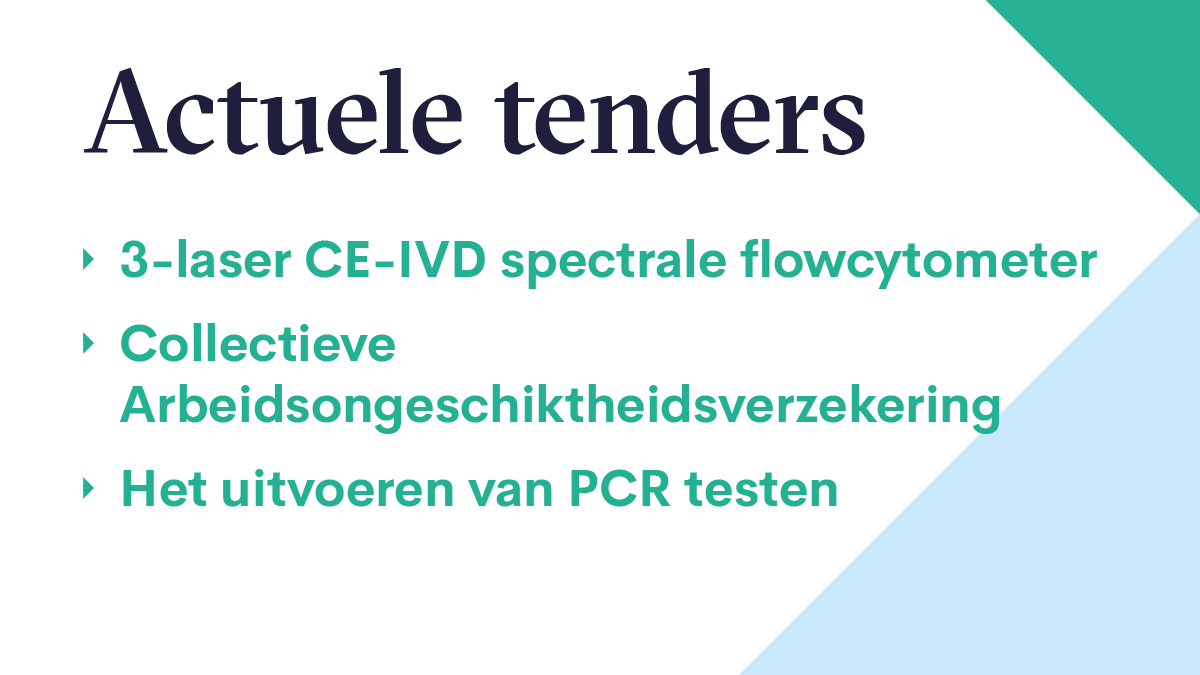 Deze week in het #tenderalert ! Spectrale flycto... ehm... Is er een dokter in de zaal?

Gelukkig hebben we meer verstand van #aanbestedingen. Daarom helpen we u graag met het binnenhalen van deze klussen.

aanbestedingen.corusadvies.nl/actuele-tenders