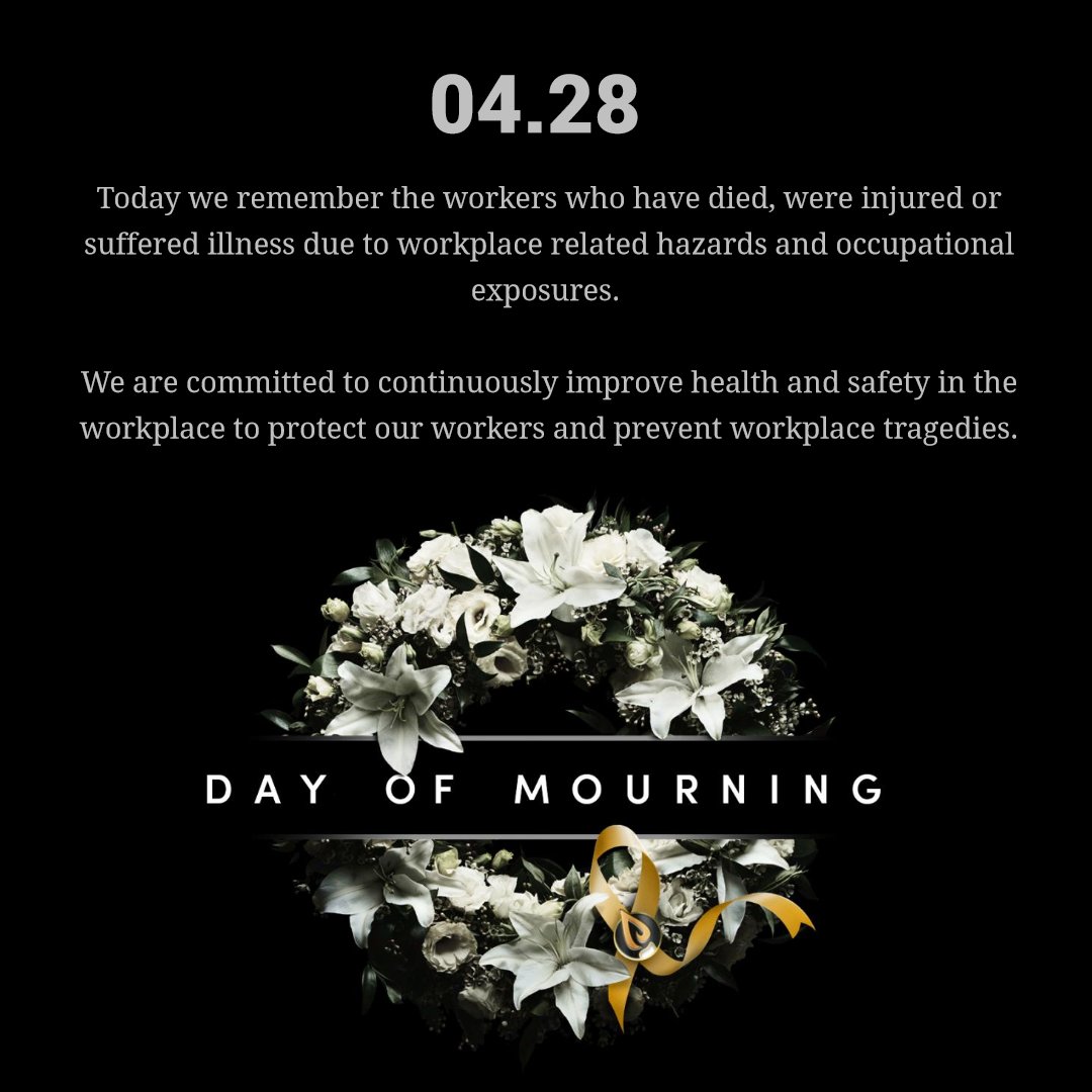 RidgeTechAuto's tweet image. #DayofMourning #workplacesafety #WSIB
