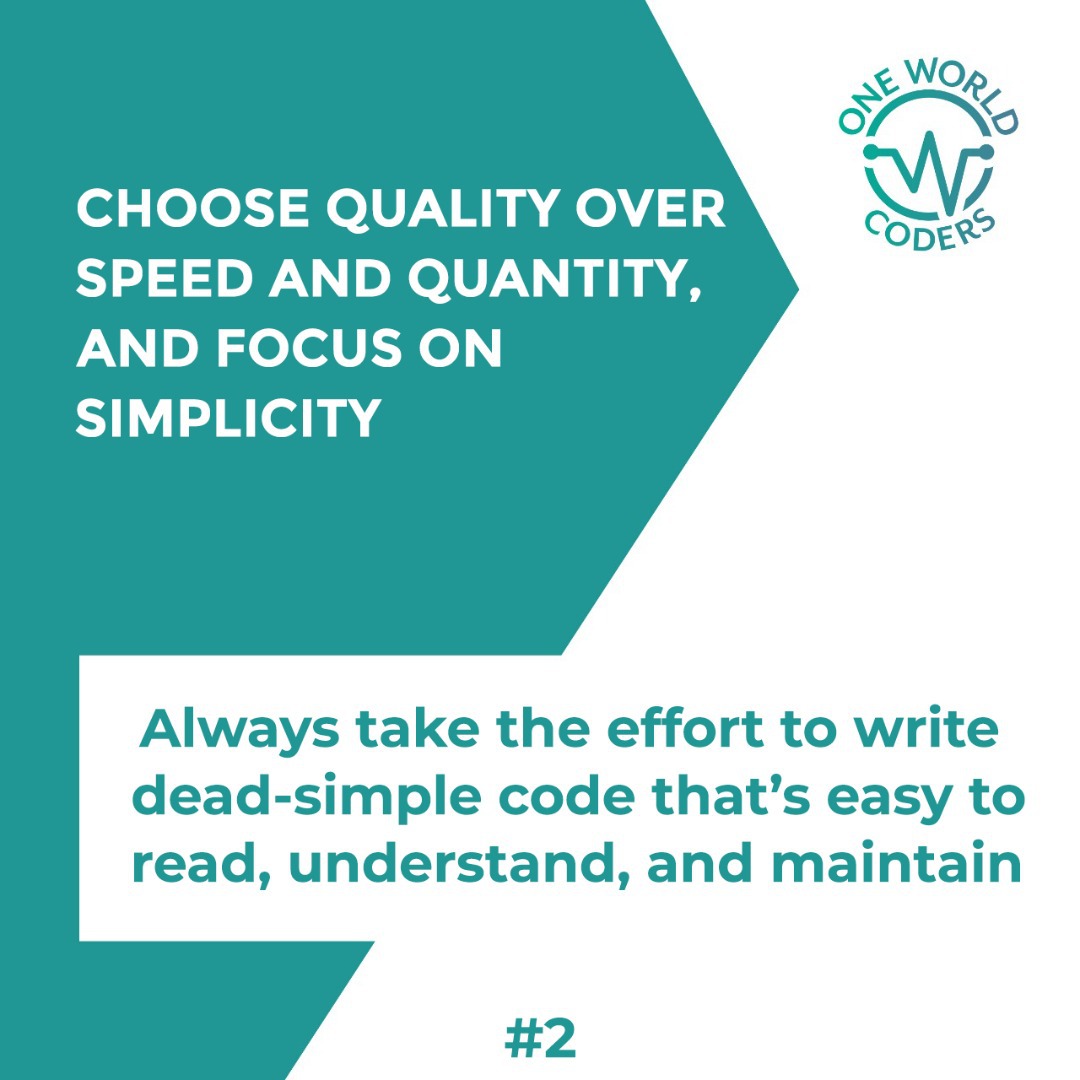 oneworldcoders's tweet photo. These are some essential habits and things to know when working toward becoming a senior developer. 

#onewordlcoders #RwOT #kampla #Kigali  #softwaredevelopment #softwaredevelopers #coding #oneworldcodersrwandad #softwaredeveloper #rwanda #stringcalculator #kigali #coding https://t.co/fYEb6XzB44