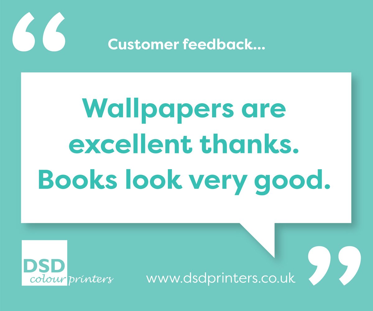 It's always nice to receive some positive customer feedback. Looking for a printer? We provide a whole range of print services - visit dsdprinters.co.uk for more information about what we do. #kingslynn #Norfolk