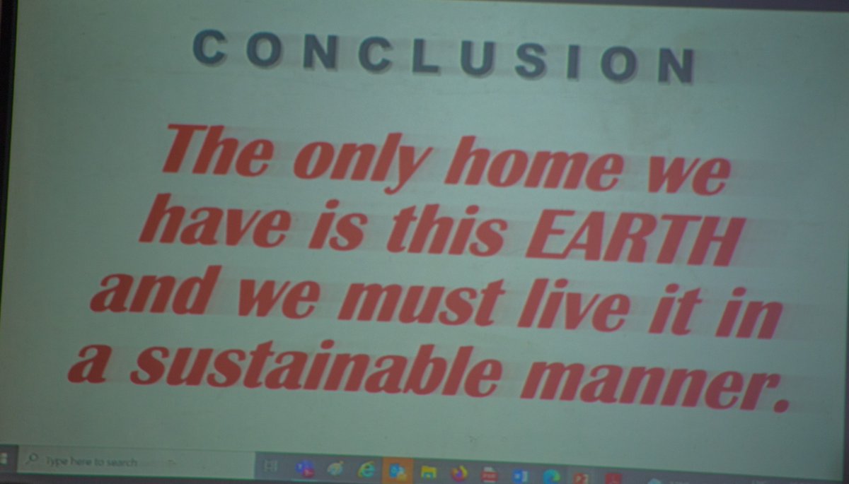 Very apt message on #sustainable #living and #environmental #sustainability from <a href="/ibadan_flood/">Ibadan_Flood</a>