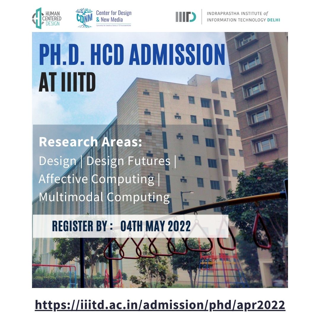 Inviting 𝐚𝐩𝐩𝐥𝐢𝐜𝐚𝐭𝐢𝐨𝐧𝐬 - 𝐏𝐡.𝐃. 𝐇𝐂𝐃 𝐩𝐫𝐨𝐠𝐫𝐚𝐦, Details: 𝐡𝐭𝐭𝐩𝐬://𝐢𝐢𝐢𝐭𝐝.𝐚𝐜.𝐢𝐧/𝐚𝐝𝐦𝐢𝐬𝐬𝐢𝐨𝐧/𝐩𝐡𝐝/𝐚𝐩𝐫𝟐𝟎𝟐𝟐
Register@ 𝐡𝐭𝐭𝐩𝐬://𝐰𝐰𝐰.𝐢𝐢𝐢𝐭𝐝.𝐞𝐝𝐮.𝐢𝐧/𝐩𝐡𝐝𝐚𝐩𝐫𝟐𝟎𝟐𝟐/
#PhdAdmission #opportunity #PhDposition #research