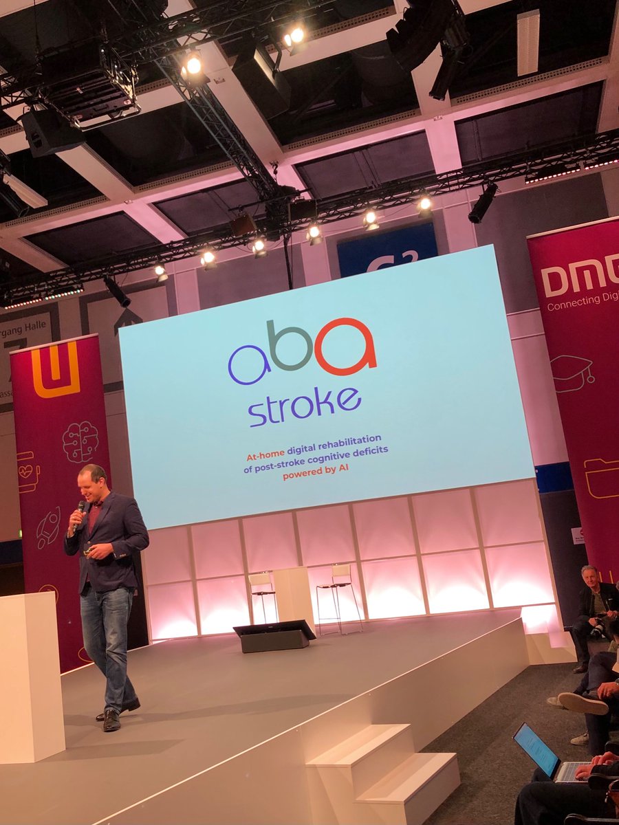 And we’re done! 😎
If you enjoyed (or missed!) our presentation today about the future of neurological / digital at-home #rehabilitation of post—#stroke cognitive deficits come and visit us at Hall 2.2 | F-111 (focus: #diga &amp; #mobilehealth) at #DMEA2022
