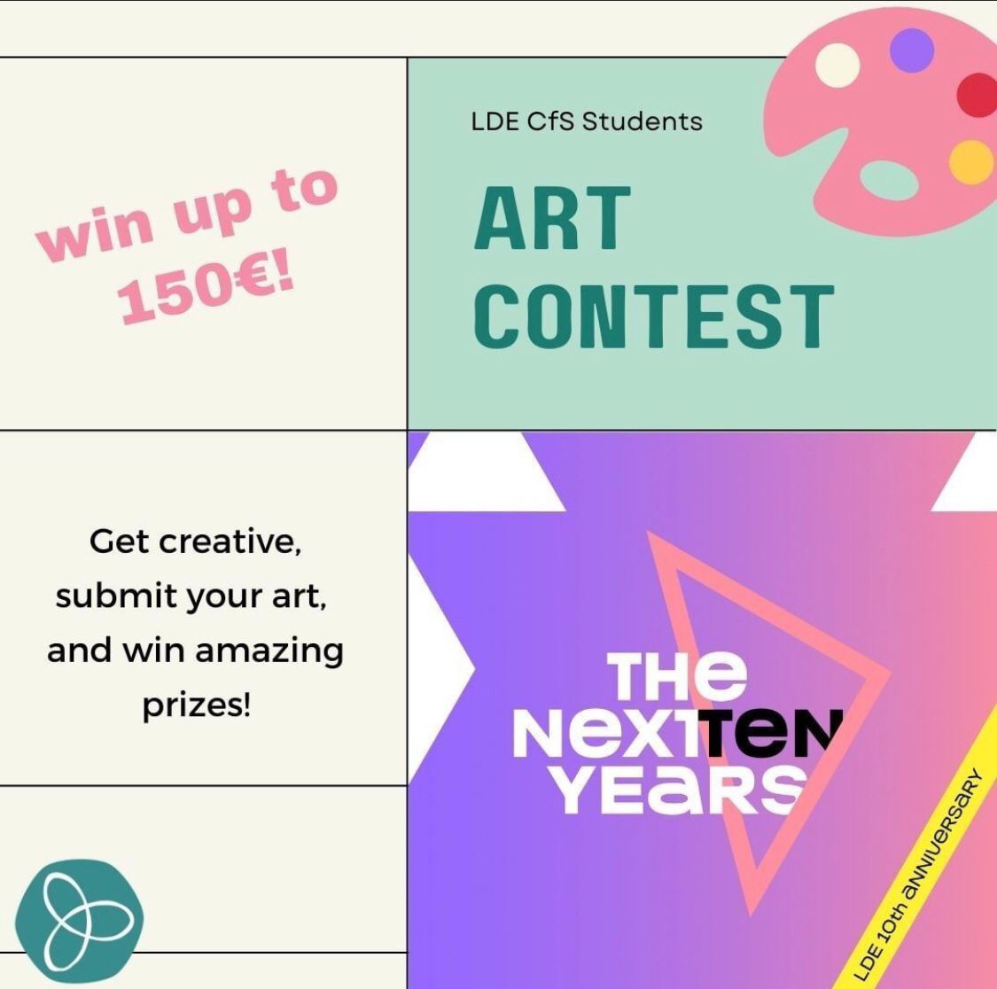 LCB_2023's tweet photo. Are you interested in sustainability &amp; arts? Do you like a challenge? The Centre for Sustainability is celebrating their 10 year anniversary with an art contest with the theme 'The Next Ten Years in Sustainability!'🎉🎁🎊

https://t.co/1s1nHXPK7G https://t.co/weDVCjlzVn