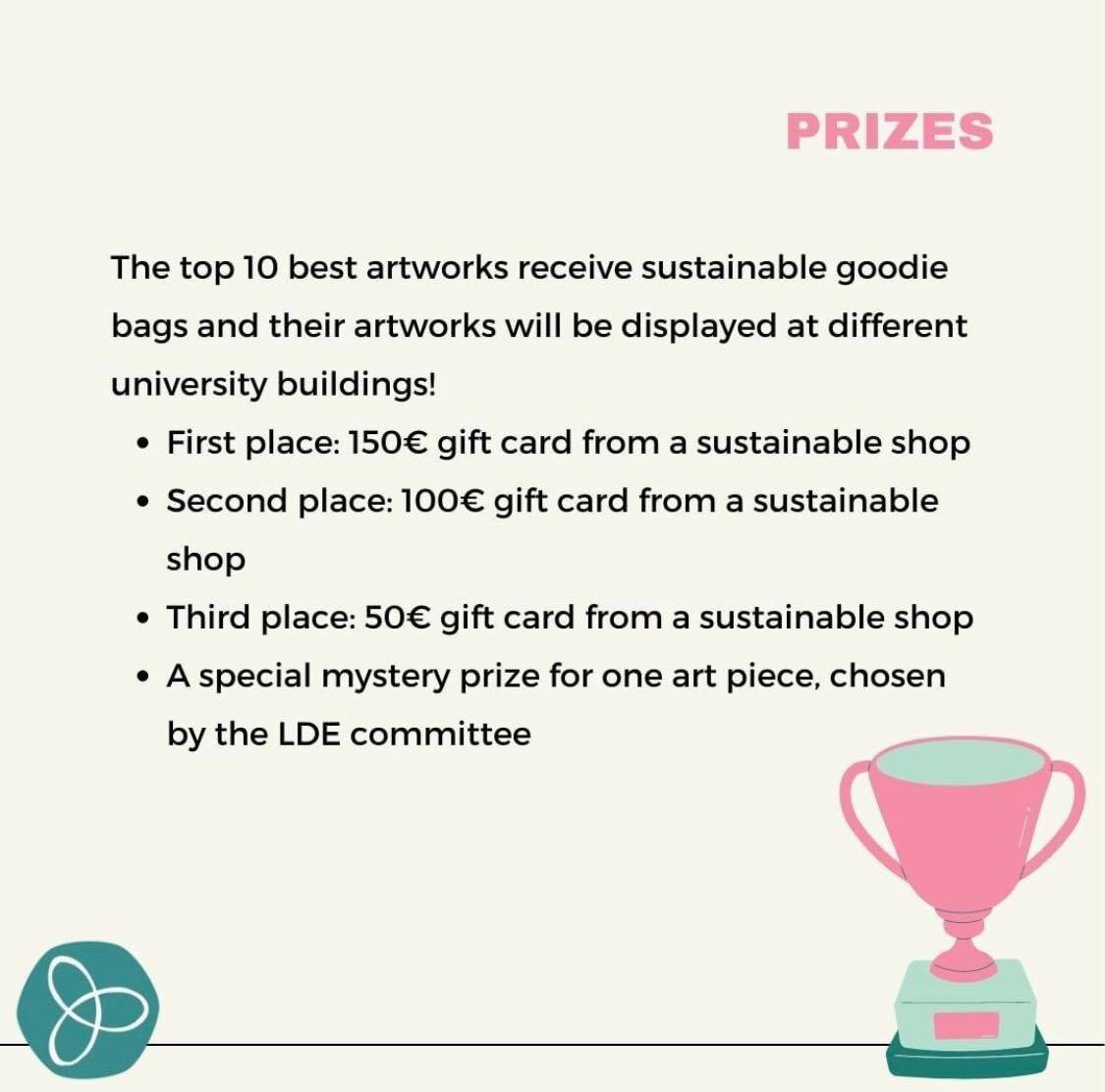 LCB_2023's tweet photo. Are you interested in sustainability &amp; arts? Do you like a challenge? The Centre for Sustainability is celebrating their 10 year anniversary with an art contest with the theme 'The Next Ten Years in Sustainability!'🎉🎁🎊

https://t.co/1s1nHXPK7G https://t.co/weDVCjlzVn
