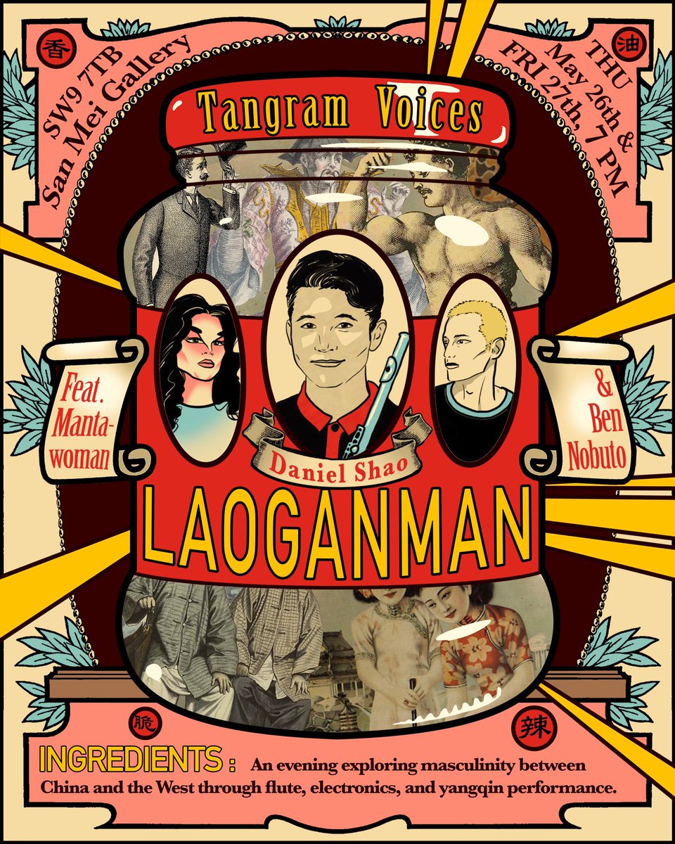 <a href="/danjshao/">Daniel Shao</a> explores flavors of masculinity in between China and West cultures through music  + poetry, fashion and performance art 🤸🏻 

Featuring @mantawomanway performs with a world premiere from <a href="/bennobuto/">Ben Nobuto</a> + 2 live premieres from <a href="/KetingSun/">Sun Keting</a> and @lucietreacher 

7pm 25&amp;26 May🤩