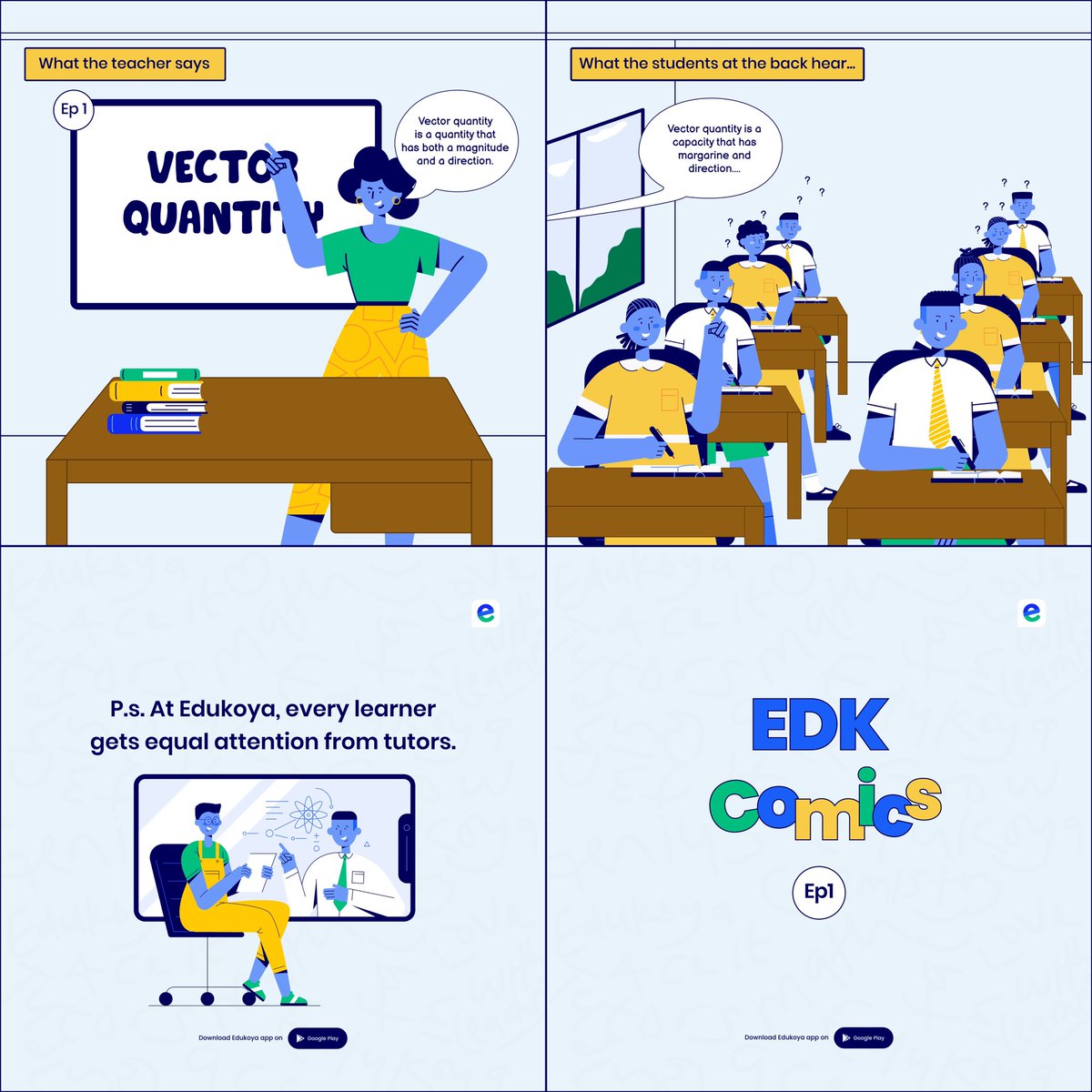 edukoya's tweet image. Backbencher problems 📌
#edukoya #educationcomics #schoolcomics