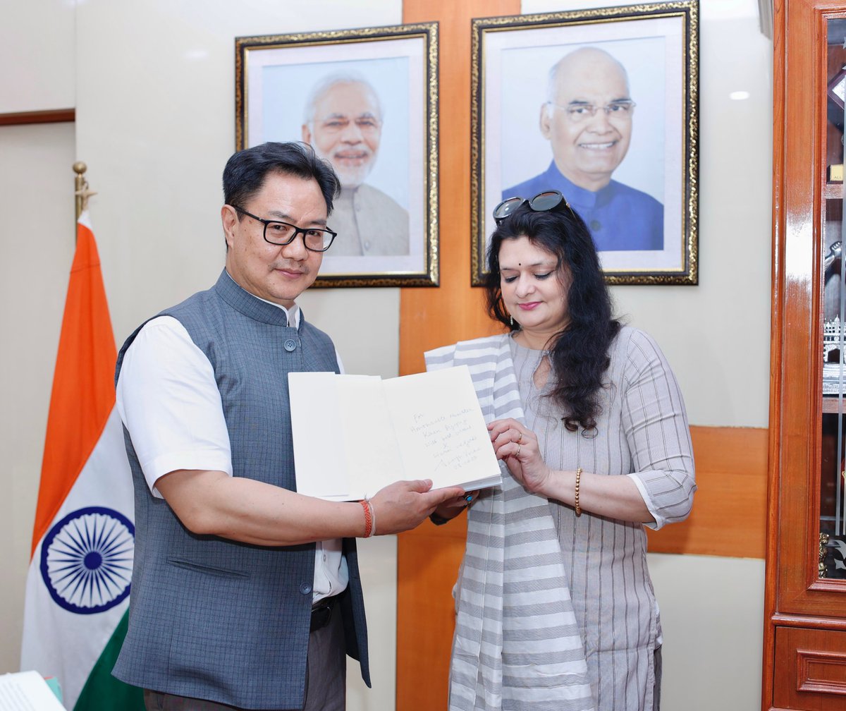 Sanju_Verma_'s tweet image. Another pic of my meeting with 
@KirenRijiju ji at his Office in Delhi👇

#TheModiGambit #BestSeller

#Economy #Finance