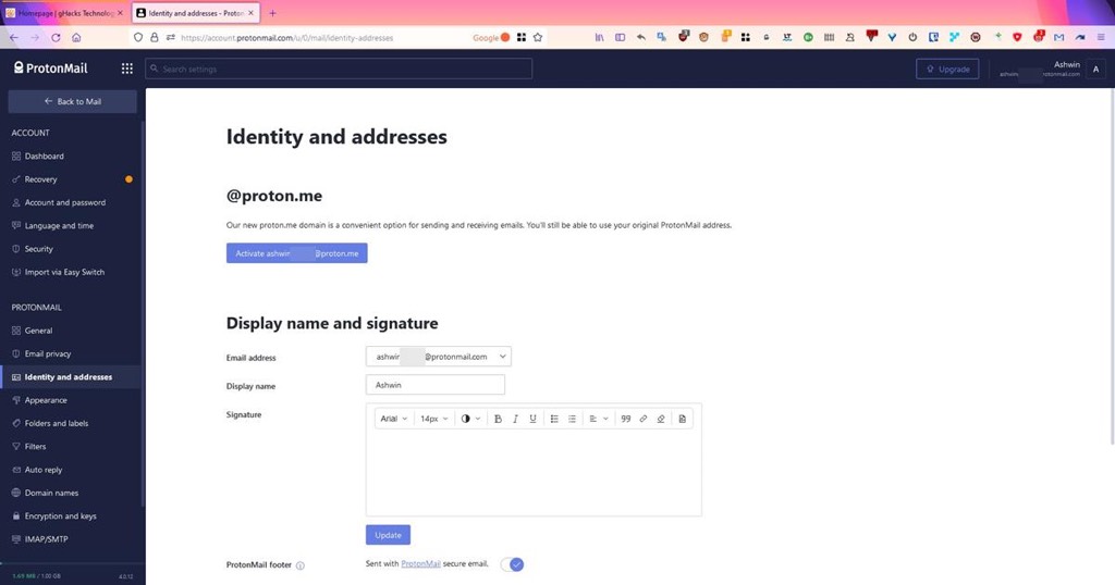 xternl's tweet photo. Protonmail users can activate a free https://t.co/fmPYXaCf7N email address until April 30th https://t.co/bodx3cNytA #protonmail https://t.co/Pp6CcXvpp5