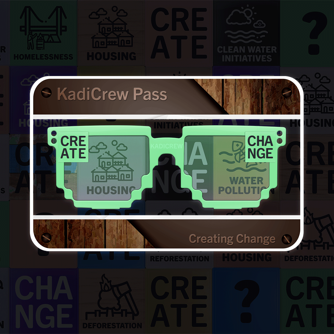 KadiCrewPass's tweet photo. We are a place for those who...

1⃣ look to support social good causes.
2⃣ want to give more people an opportunity to make an impact.
3⃣ want to support artists + community.

Is that you? 😎

#NFT #NFTCommunity #NFTsforGood https://t.co/bOucF1URJT