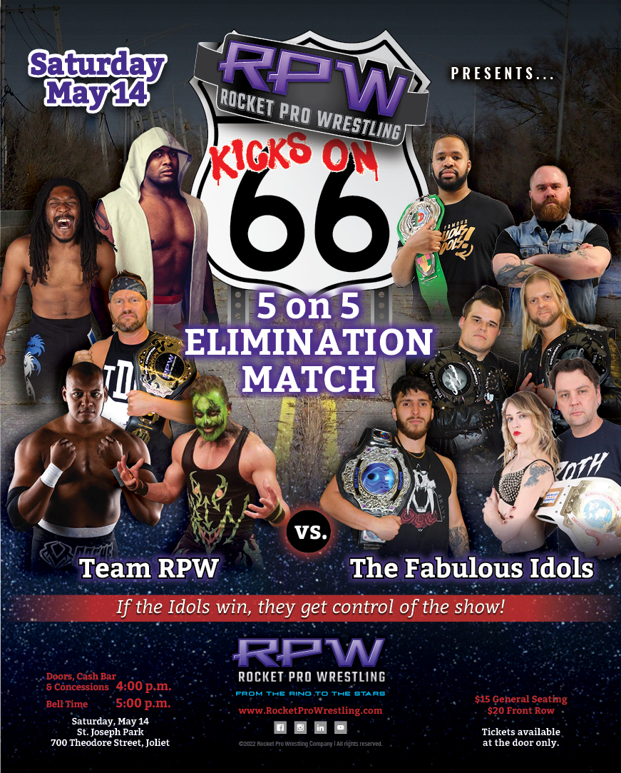 THE BEST PRO WRESTLERS IN ONE SHOW MAY 14TH!