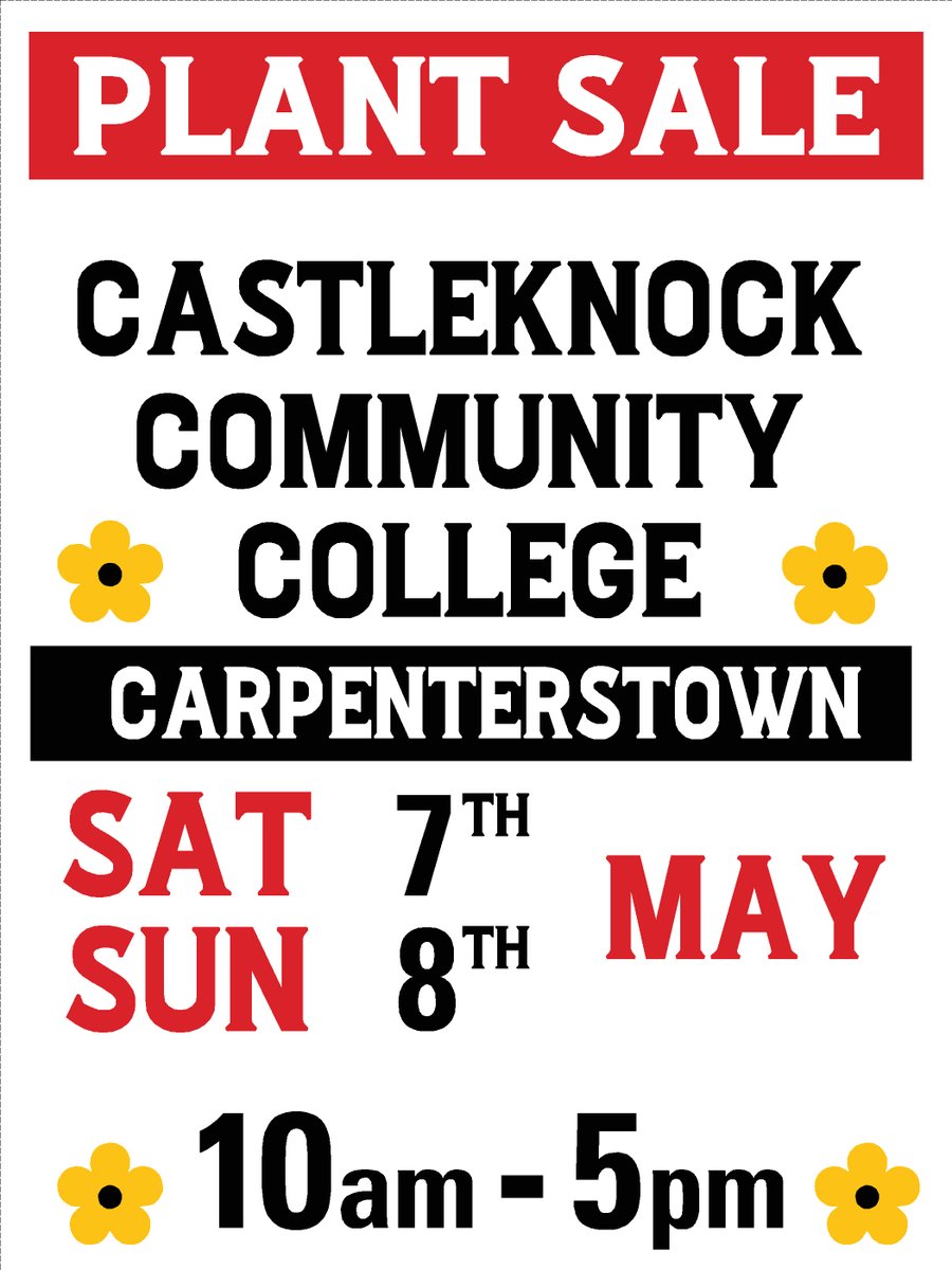 Only 9 days to go to our 2022 @CCCPlantSale! We'll have everything you need to make your garden shine. Bring along a friend or a neighbour! It's a great community effort and an important fundraiser for the school. #CCCPlantSale