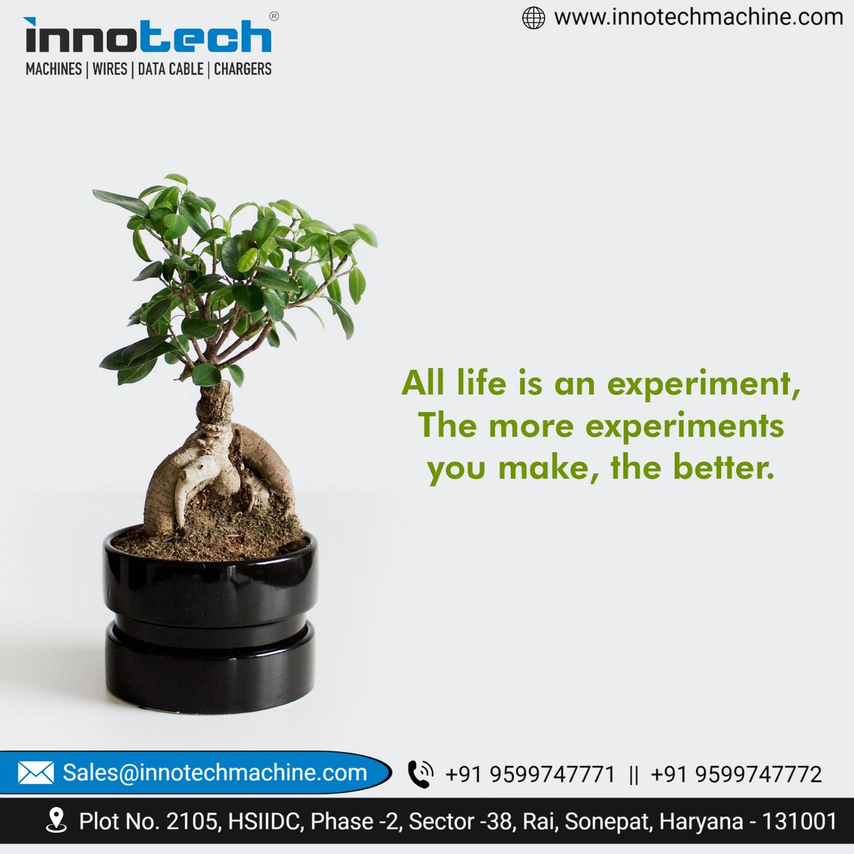 InnotechMachine's tweet photo. All life is an experiment,
The more experiments
you make, the better.
#determination #fbmotivation #motivationthursday #motivation #lifemotivation #lifestyle #inspirationalquotes #quote #successful #inspiration #inspirationalquotes #lovequotes #innotech #innotechmachines https://t.co/aTMDWxtBwC